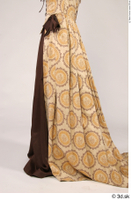 Photos Medieval Civilian in dress 3 brown dress lower body medieval clothing 0009.jpg